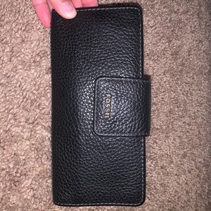 Black Fossil Leather Wallet